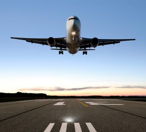 jet airplane landing