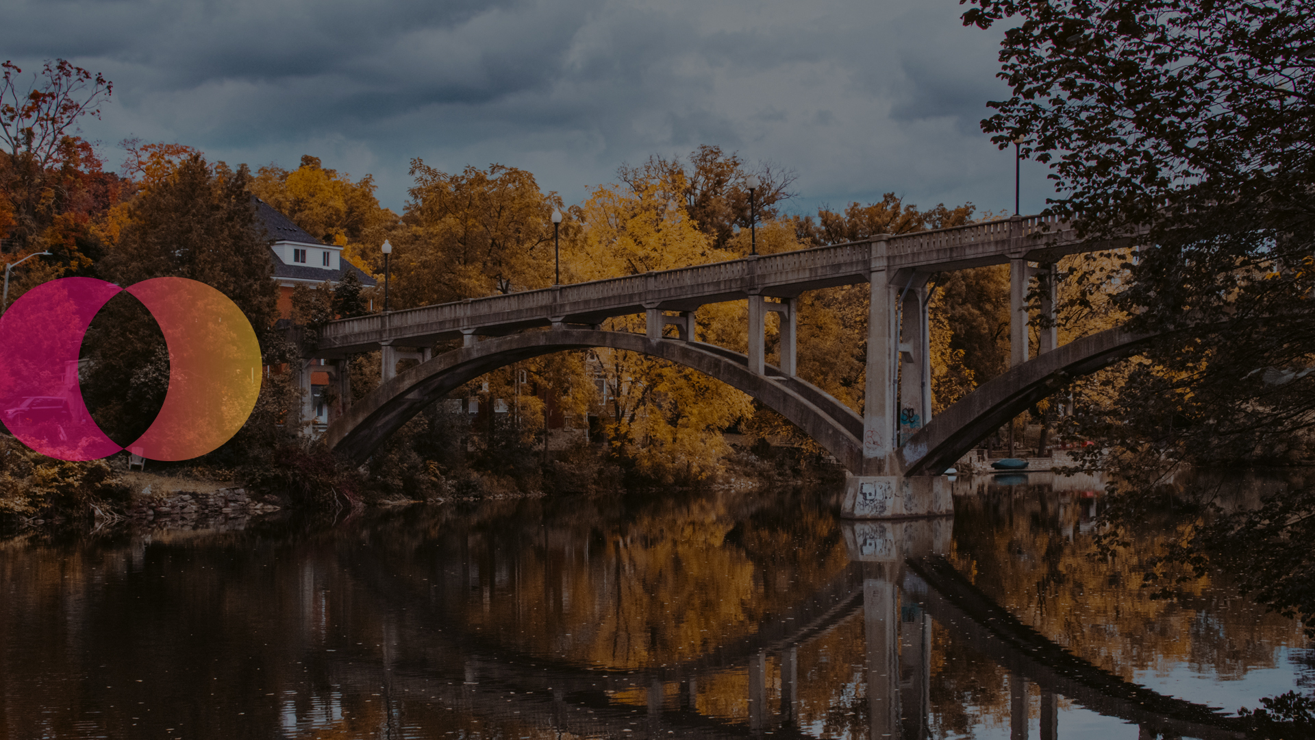 Guelph, Guelph downtown, bridge, Canadian city