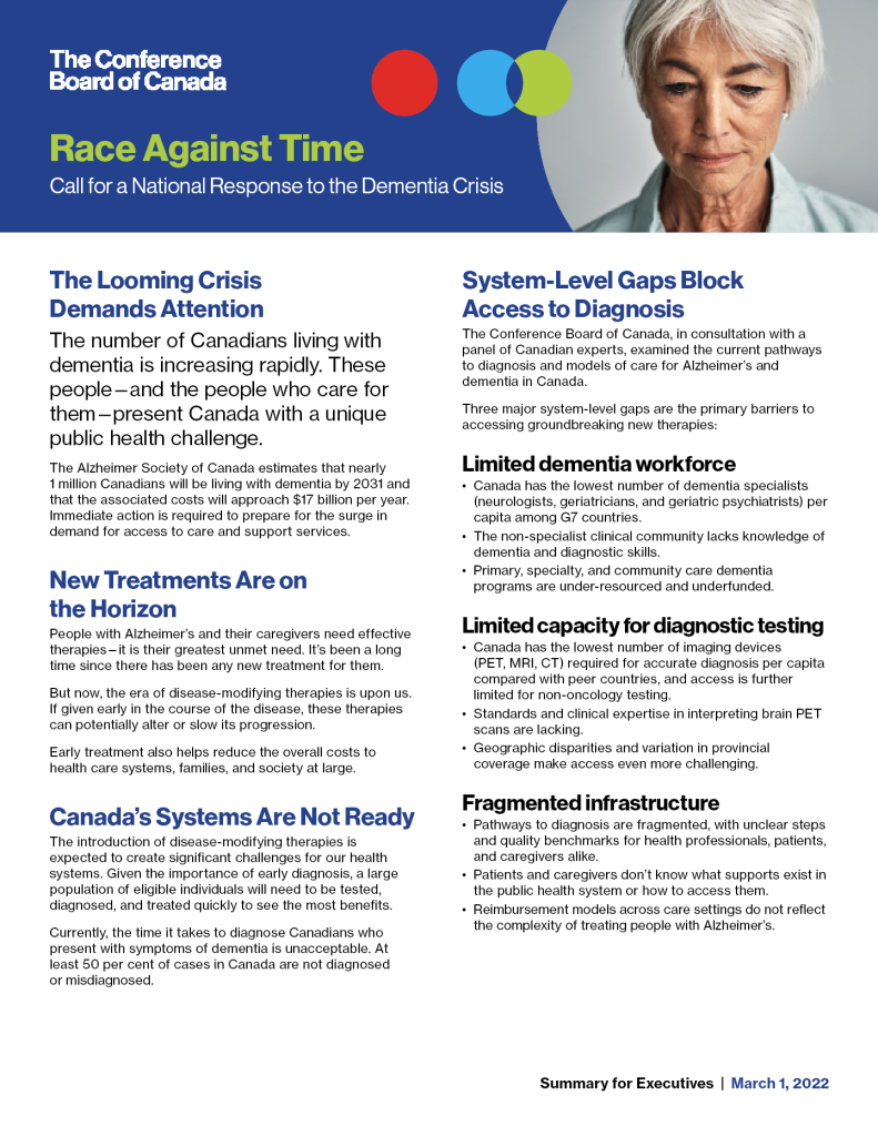 Race Against Time, report cover.