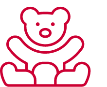 Teddy bear icon