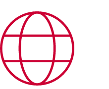 Stylized globe icon